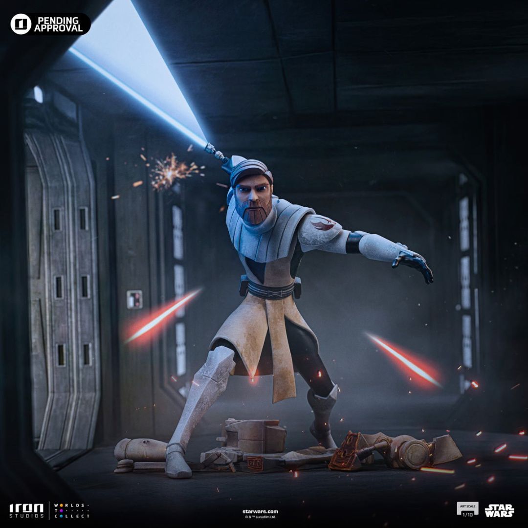 Obi-Wan Kenobi Art Statue By Iron Studios -Iron Studios - India - www.superherotoystore.com