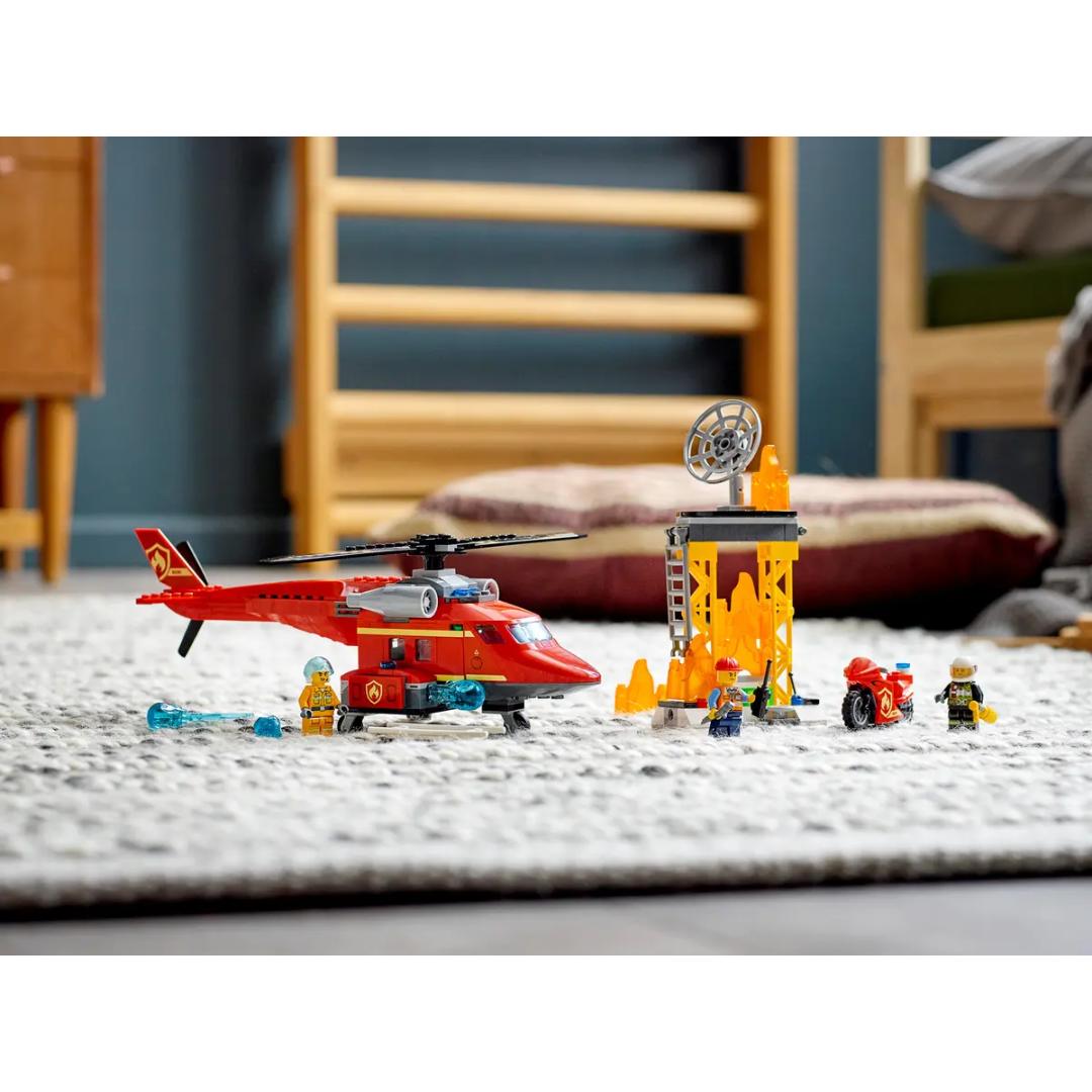 Lego City City Great Vehicles Fire Rescue Helicopter -Lego - India - www.superherotoystore.com