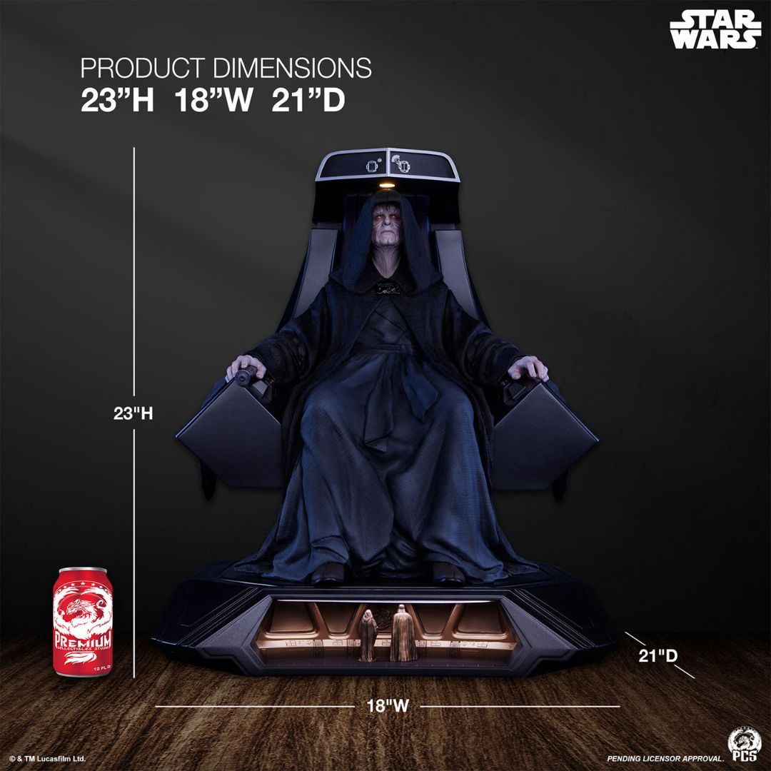 Emperor Palpatine 1:3 Scale Statue By Pcs Collectibles -Iron Studios - India - www.superherotoystore.com