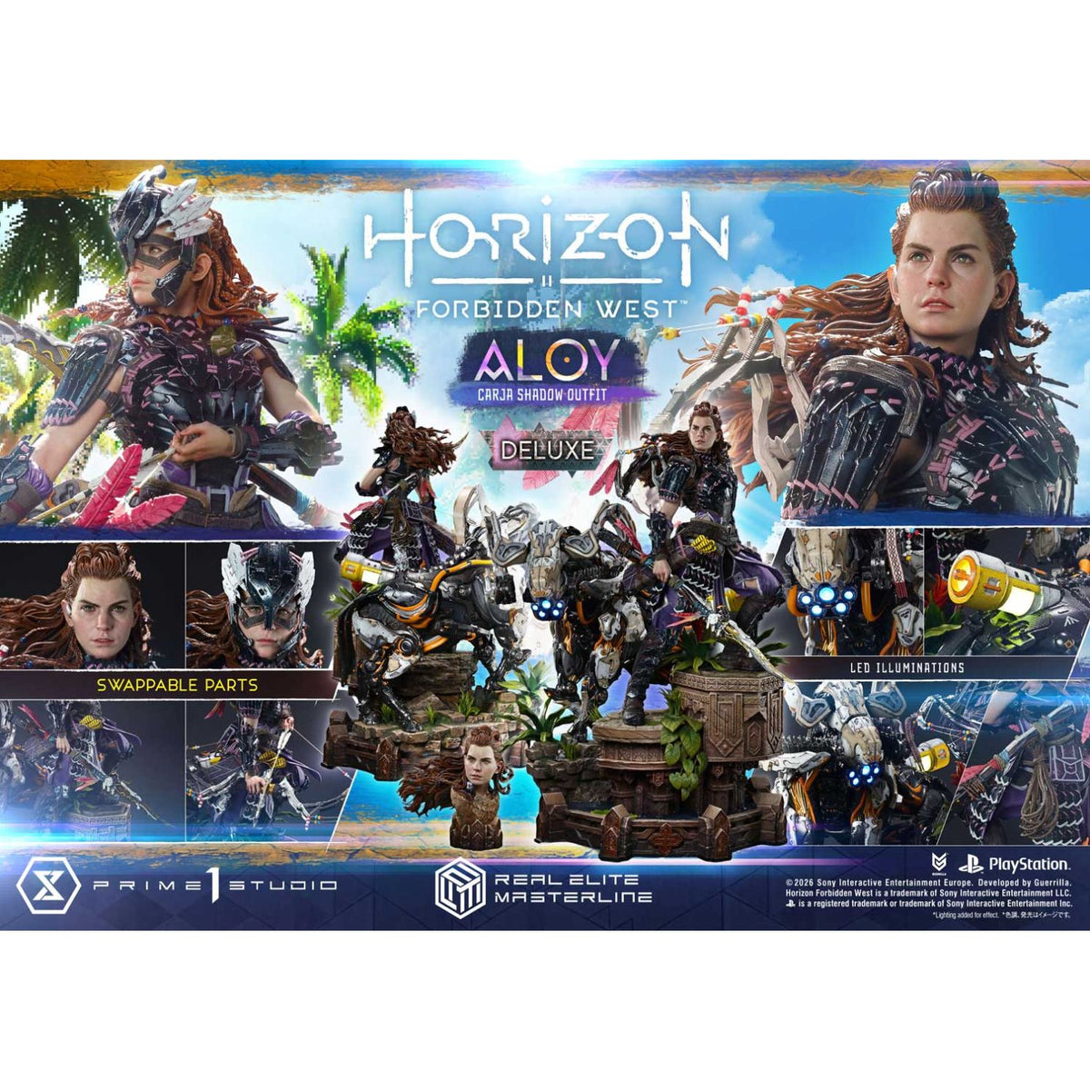 Horizon Forbidden West Aloy Deluxe Version Statue By Prime1 Studios