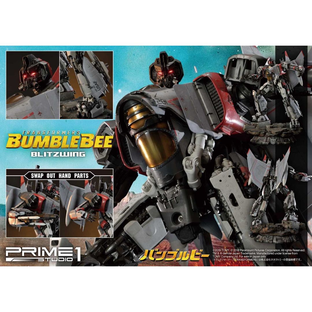 Transformers: Bumblebee (Film) Blitzwing Statue By Prime1 Studios -Prime 1 Studio - India - www.superherotoystore.com