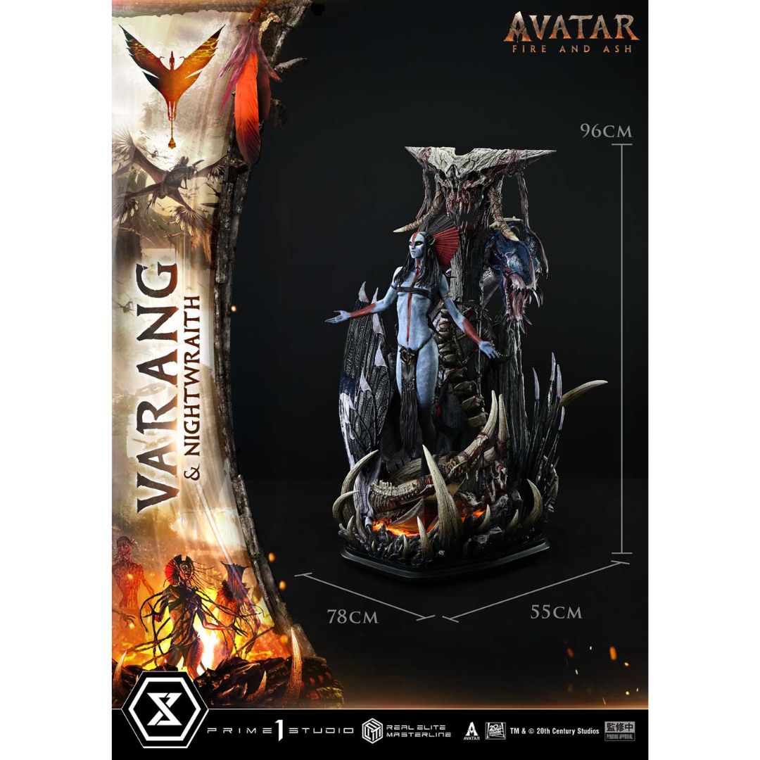 Avatar: Fire And Ash (Film) Varang & Nightwraith Statue By Prime1 Studios -Prime 1 Studio - India - www.superherotoystore.com
