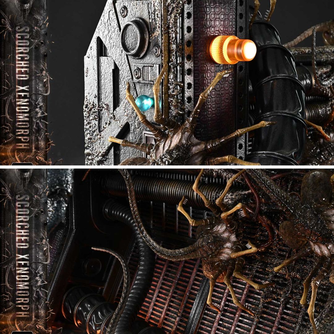 Alien: Romulus Scorched Xenomorph Deluxe Statue By Prime1 Studios -Prime1 Studios - India - www.superherotoystore.com