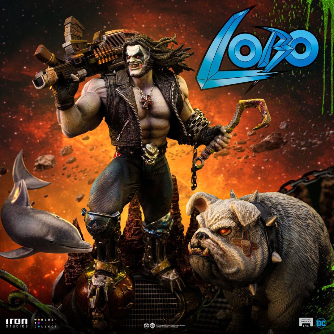 Lobo Unleashed Art Statue By Iron Studios -Iron Studios - India - www.superherotoystore.com
