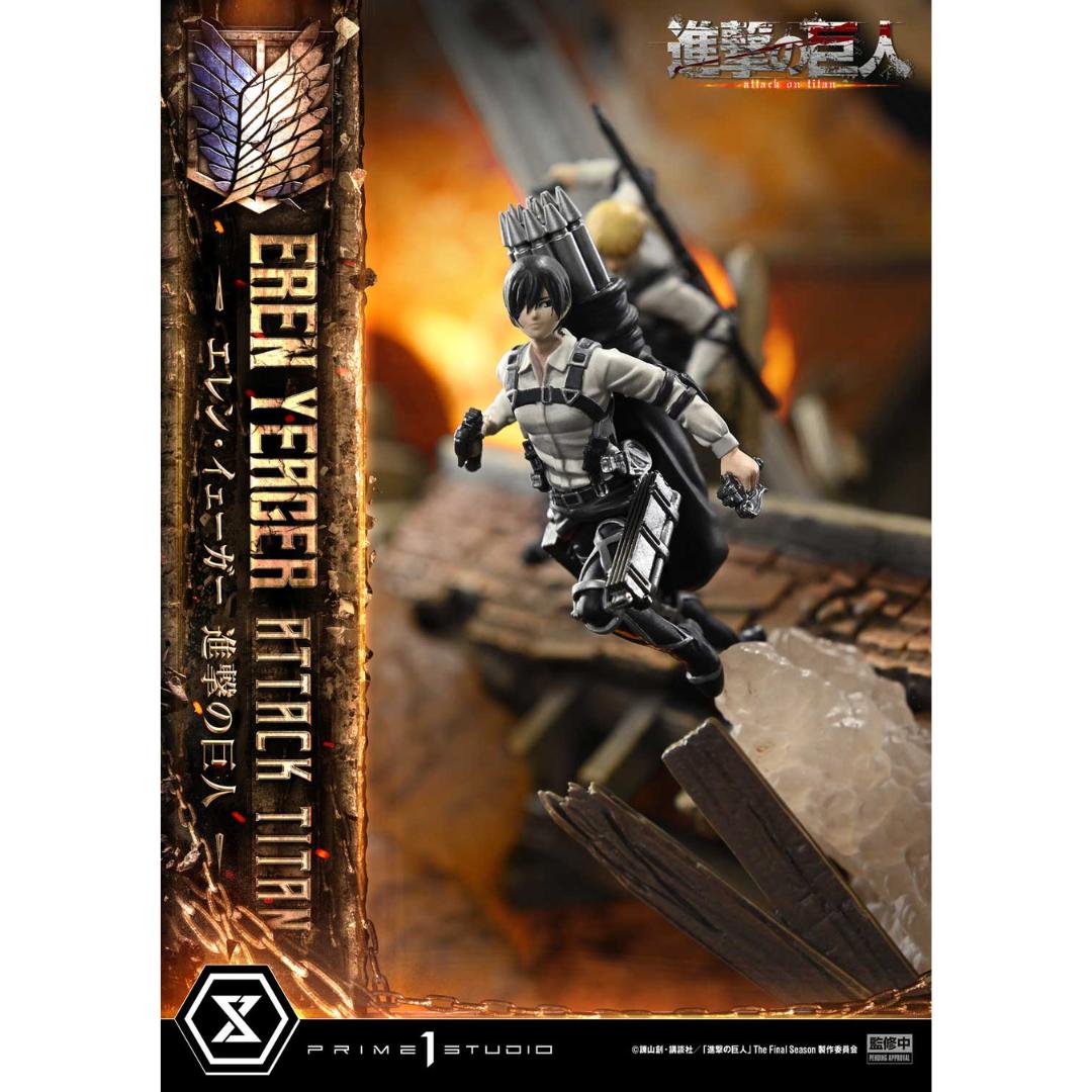 Tv Animation Attack On Titan Eren Yeager Statue By Prime1 Studios -Prime 1 Studio - India - www.superherotoystore.com