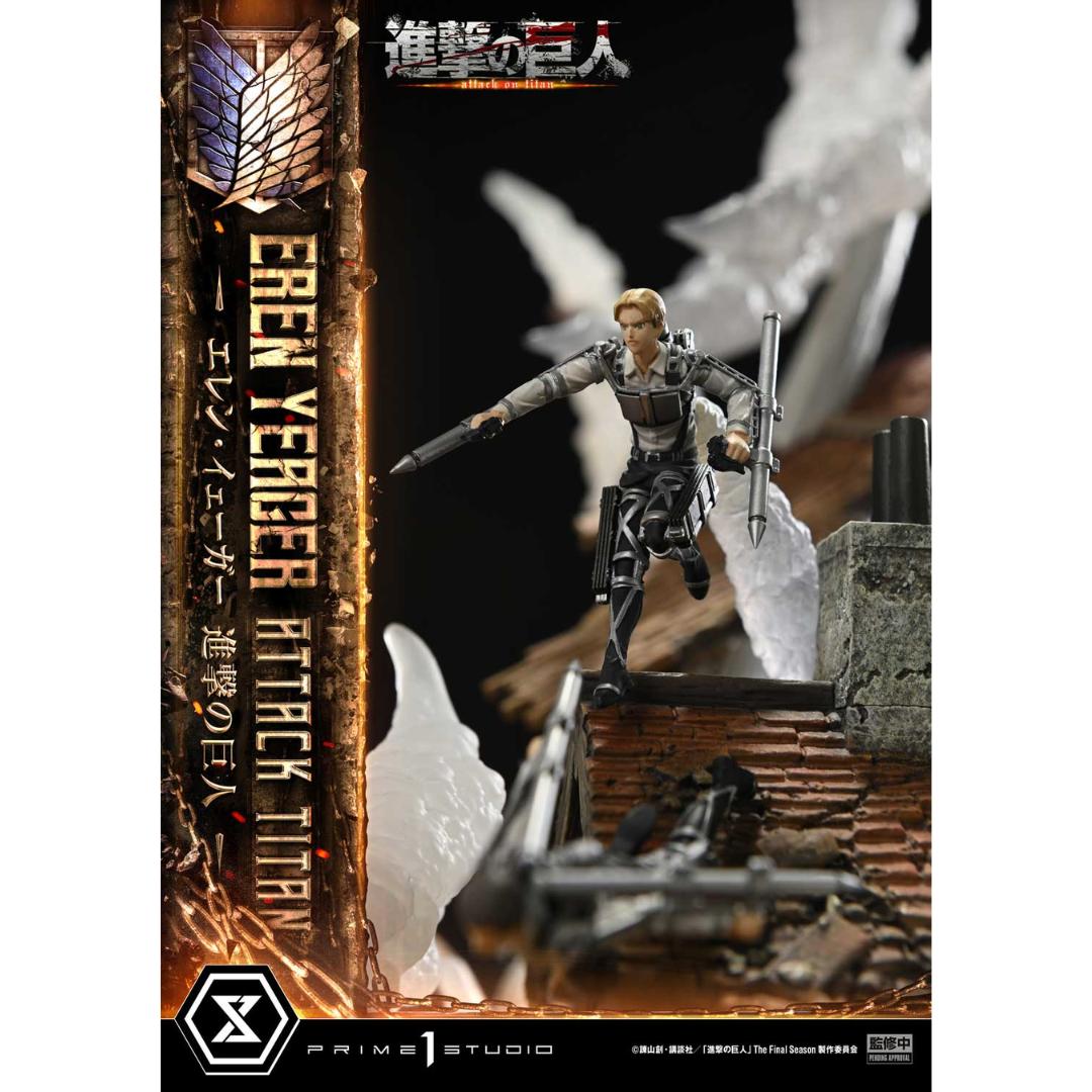 Tv Animation Attack On Titan Eren Yeager Statue By Prime1 Studios -Prime 1 Studio - India - www.superherotoystore.com