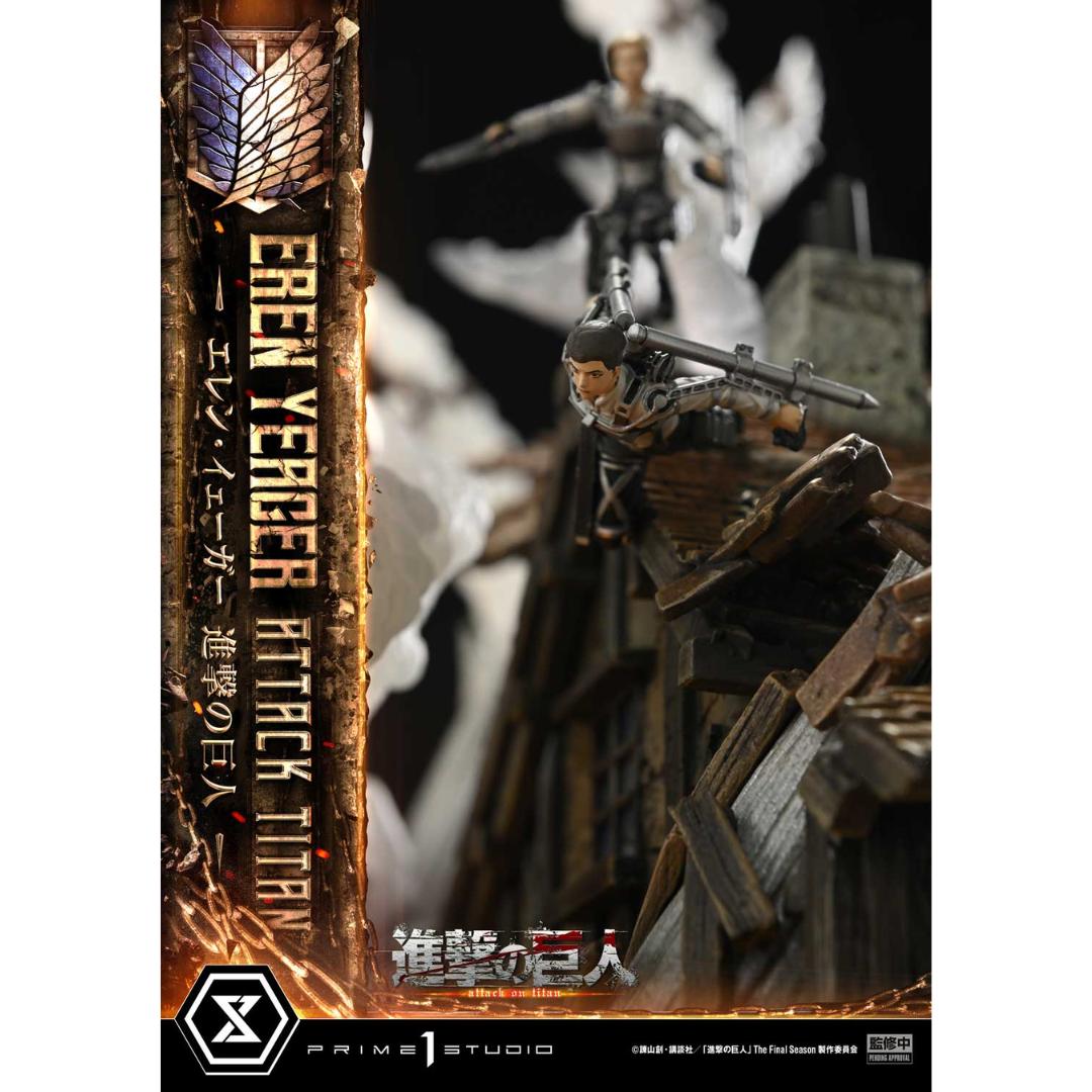 Tv Animation Attack On Titan Eren Yeager Statue By Prime1 Studios -Prime 1 Studio - India - www.superherotoystore.com