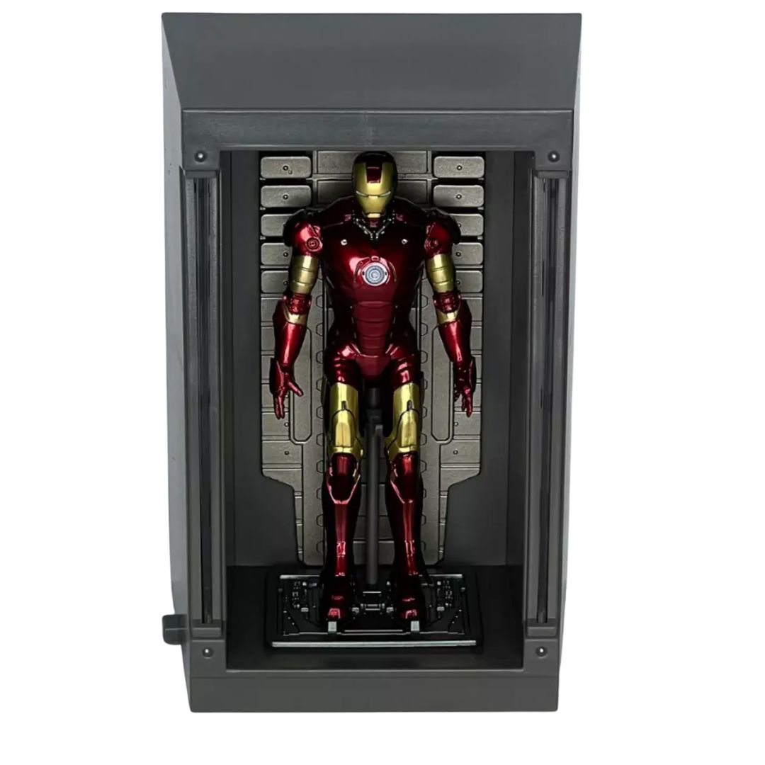 Iron Man+Hall Of Amor Set Mk3 4-Inch Action Figure By Zd Toys