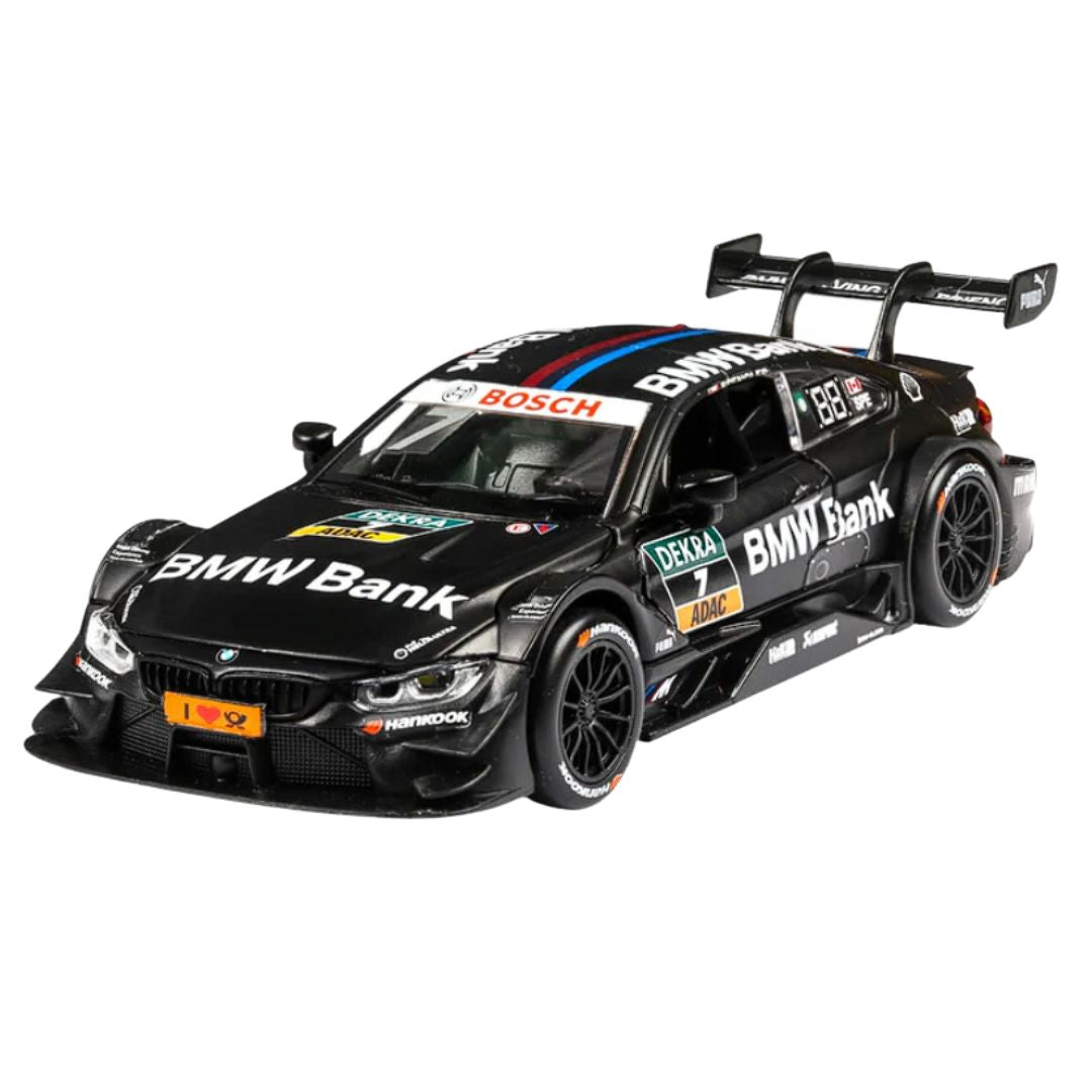 Black BMW M4 DTM 1:32 Scale Die-Cast Car By RMZ