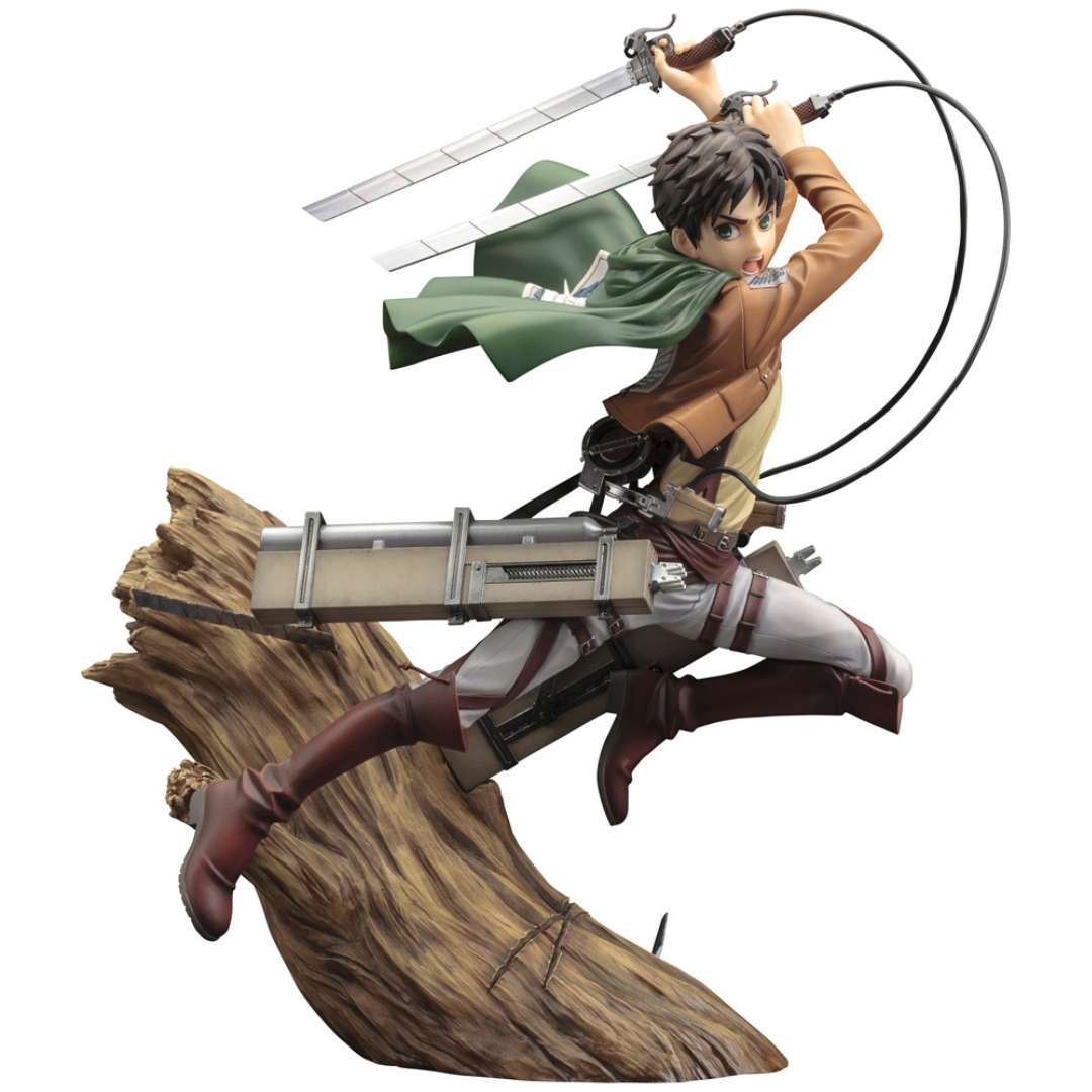 ATTACK ON TITAN ARTFX J EREN YEAGER RENEWAL PACKAGE VERSION BY KOTOBUKIYA -Kotobukiya - India - www.superherotoystore.com