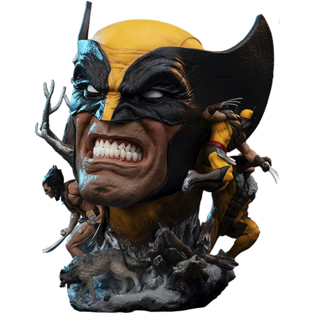 Wolverine Deluxe Edition Fine Art Bust Statue By Pcs Collectibles
