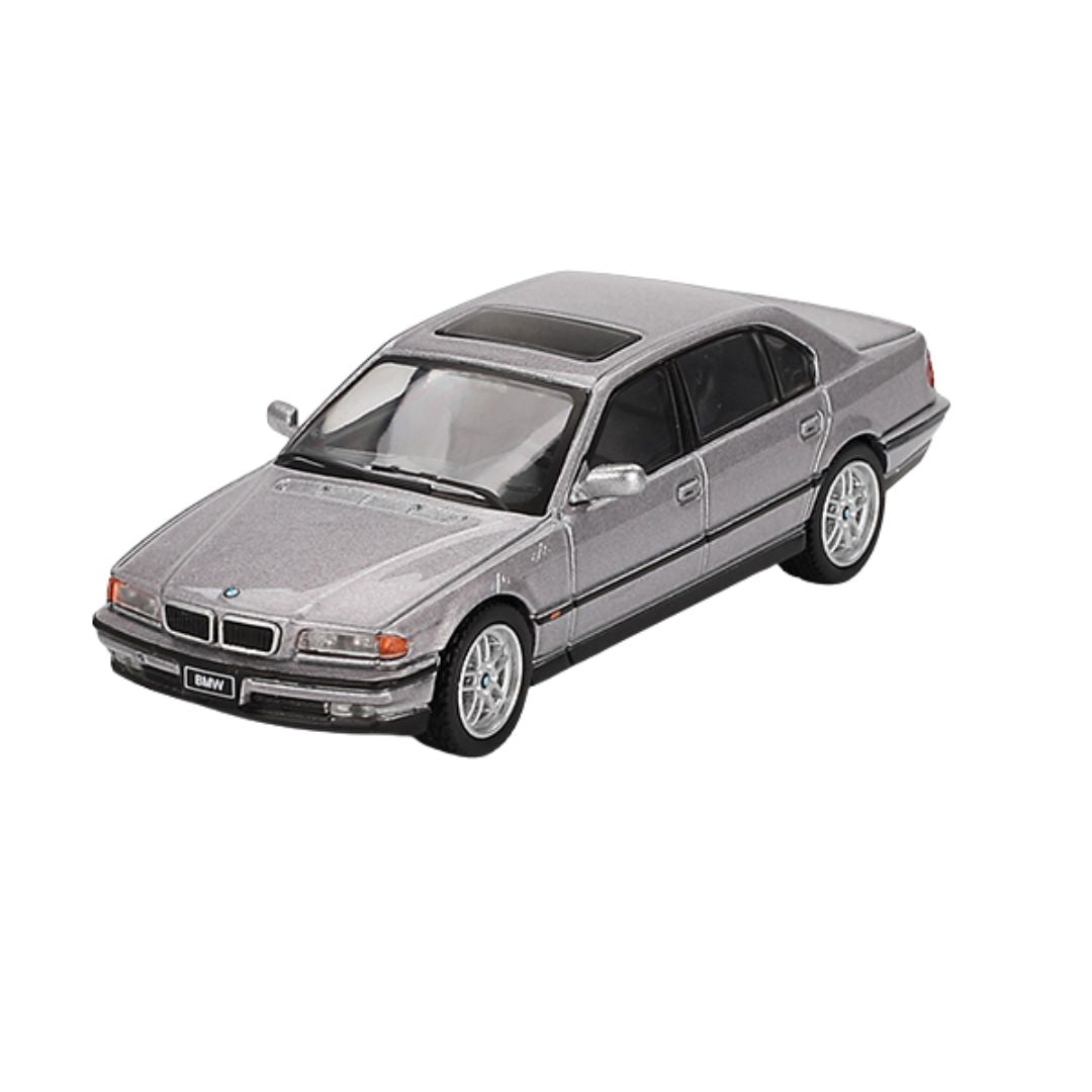 Bmw 750Il Aspen Silver Metallic 1:64 Die-Cast Car By Mini Gt By Mini Gt -Mini GT - India - www.superherotoystore.com