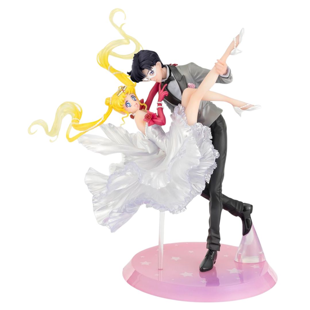 Sailor Moon Chouette Usagi &amp; Tuxedo Mask [Moonlight Glow Edition] Figuarts Zero By Tamashii Nations
