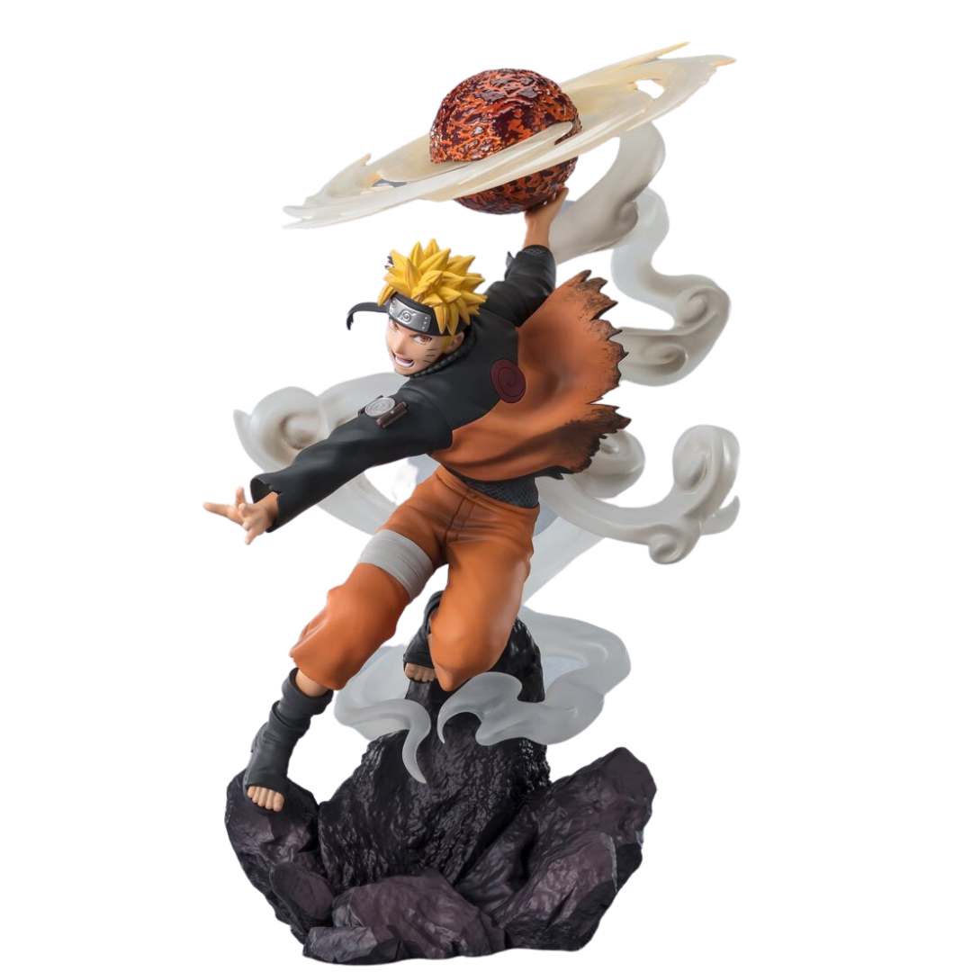Naruto Shippuden Uzumaki Naruto Sage Art Lava Release Rasenshuriken FiguartsZERO Extra Battle Statue by -Tamashii Nations - India - www.superherotoystore.com