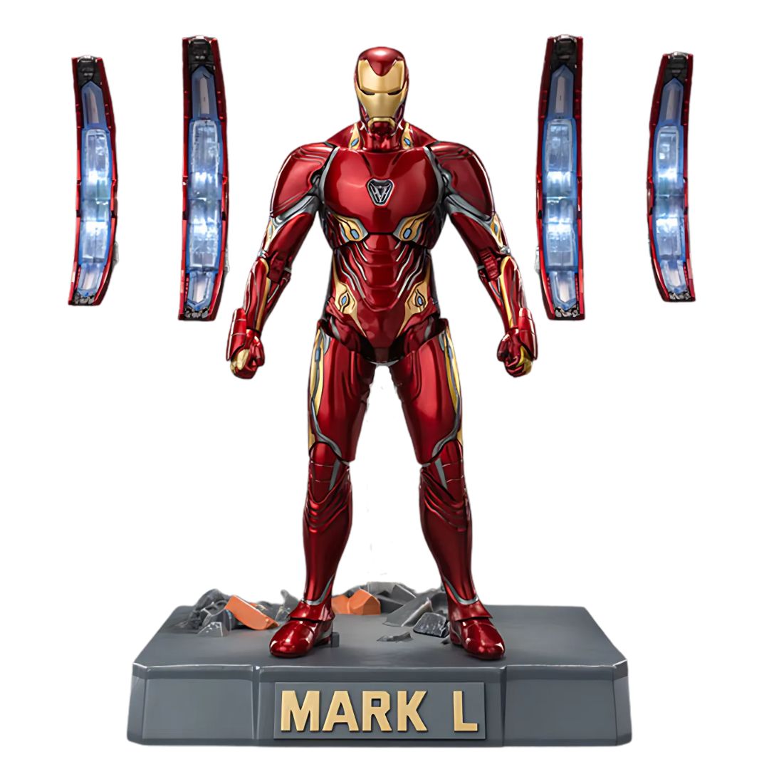Iron Man Mk85--Movie Scene Setaction Figure By Zd Toys