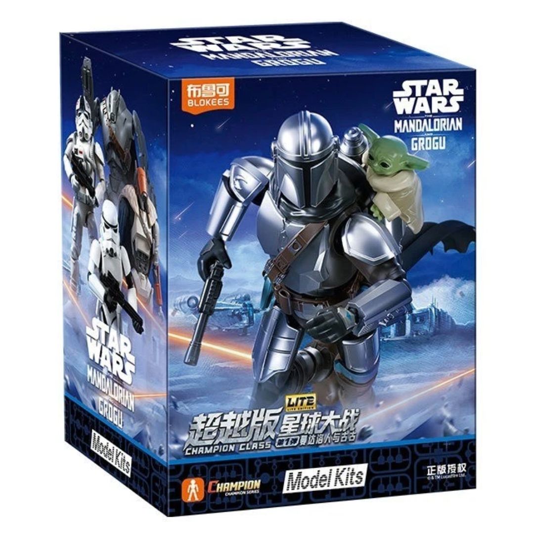 Star Wars The Mandalorian And Grogu Champion Class Model Kit By Blokees