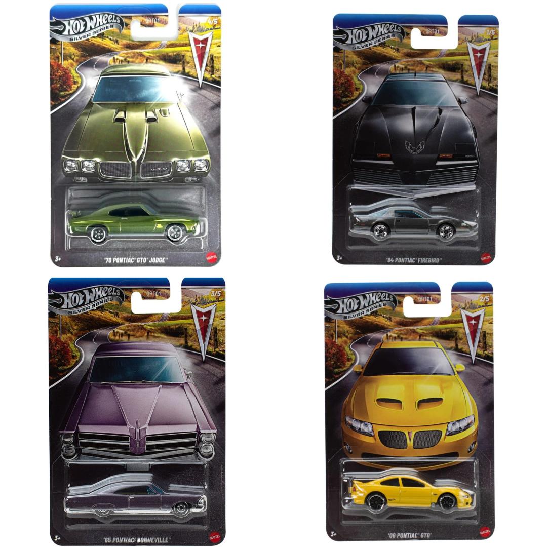 Silver Series Pointiac Mix Set 1 -Hot Wheels - India - www.superherotoystore.com