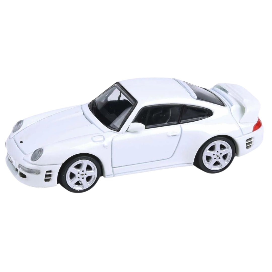 Grand Prix White 1:64 Scale 1995 Porsche RUF CTR2 Die-Cast Car by Para64 -Para64 - India - www.superherotoystore.com
