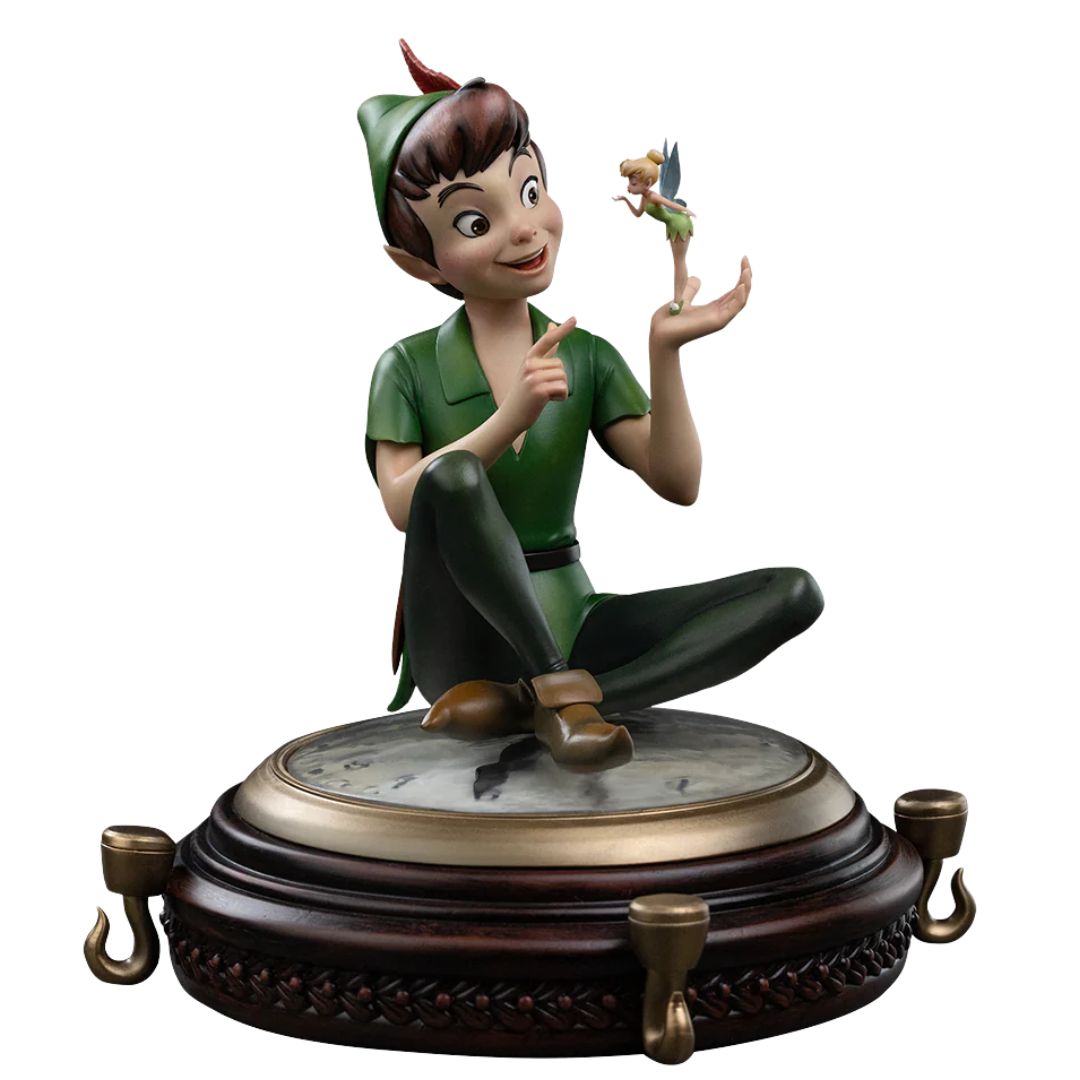 Disney Classics Peter Pan & Tinkerbell Statue By Iron Studios