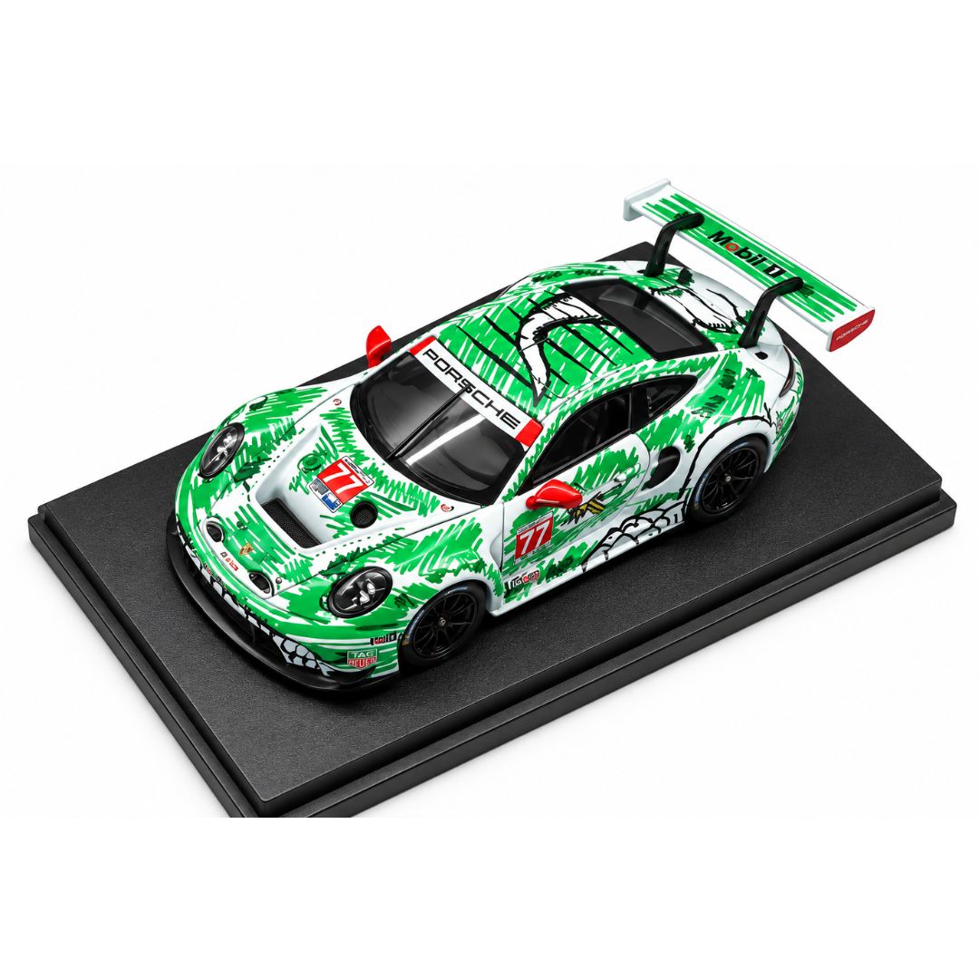Porsche Emergency Services Gt3 R (Green #77 Livery) 1:64 Diecast Model Car By Trends Hobby -Trends Hobby - India - www.superherotoystore.com