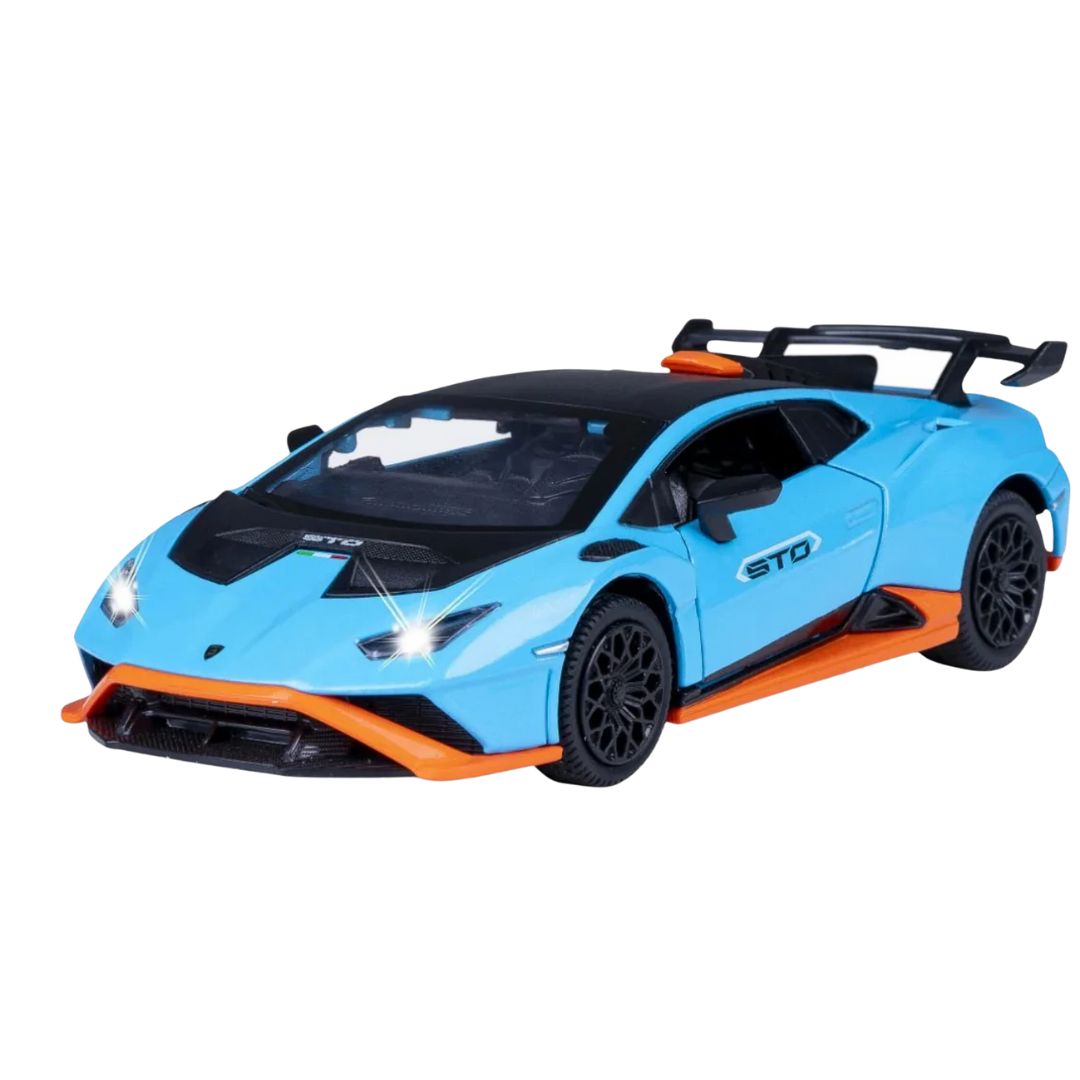 Blue Lamborghini STO 1:32 Scale Die-Cast car By MSZ