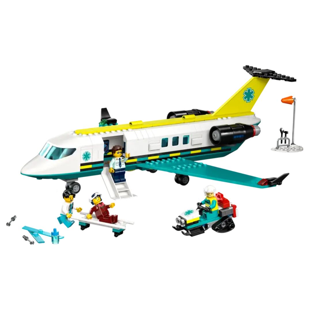 Lego City Emergency Air Ambulance Airplane By Lego -Lego - India - www.superherotoystore.com
