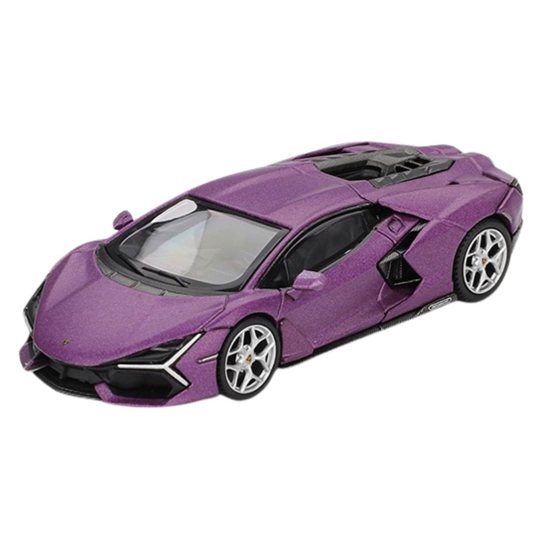 Viola 30th Matte Lamborghini Revuelto 1:64 Scale Die-Cast Car By Mini GT