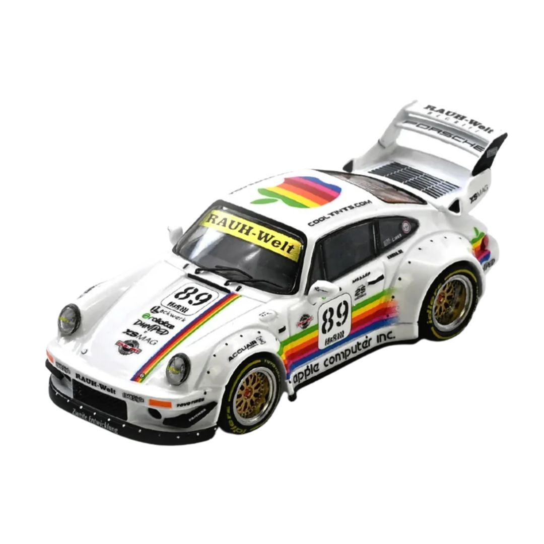 Porsche Rwb 930 #89 Apple Levery (White) 1:64 Scale Die-Cast Car By Inno64