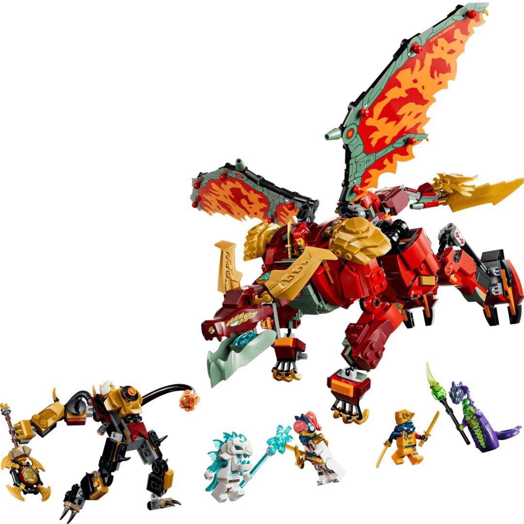 Ninjago Wyldfyre'S Transforming Dragon Mech By Lego