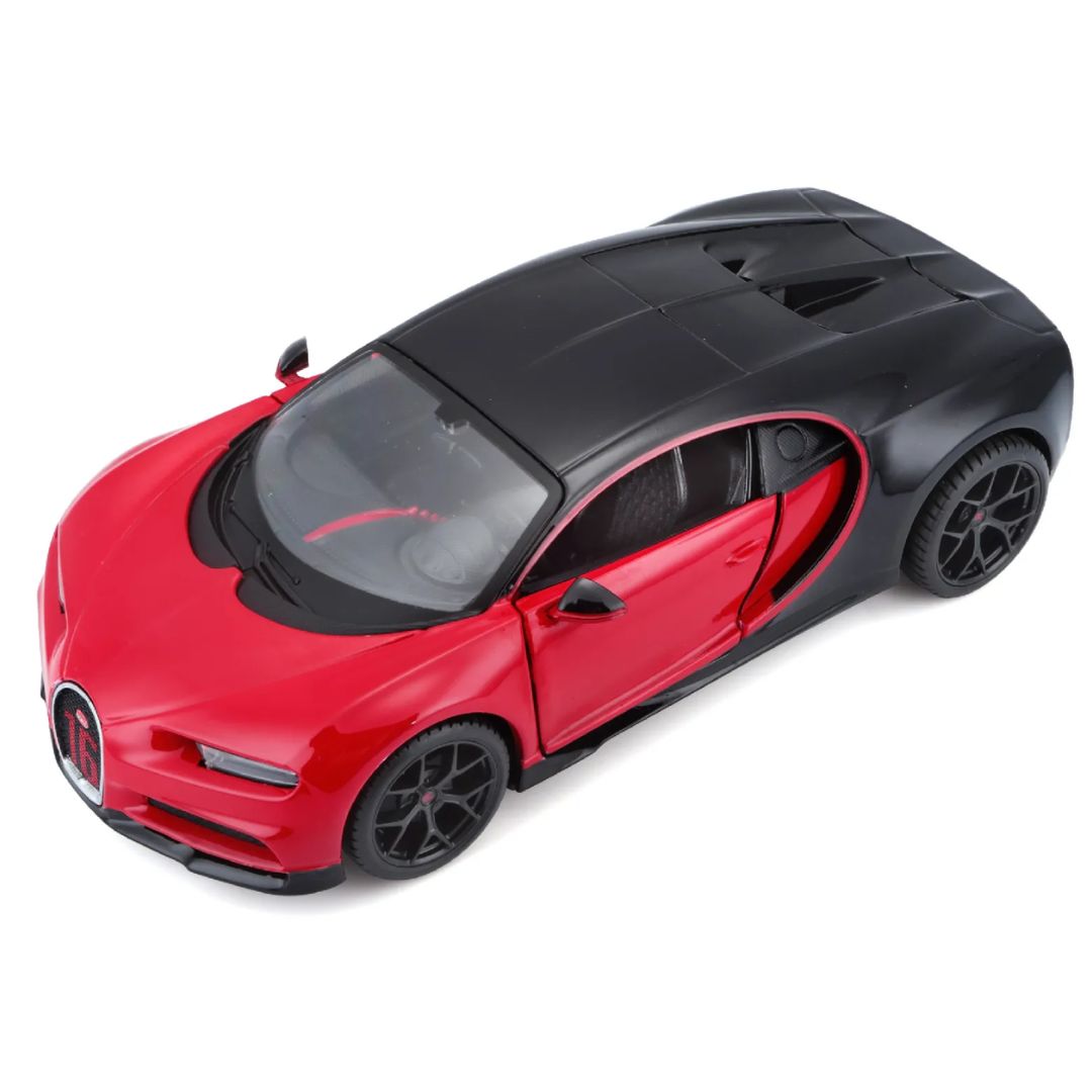 Red Black Bugatti Chiron Sport 1:24 Scale Die-Cast Car by Maisto -Maisto - India - www.superherotoystore.com