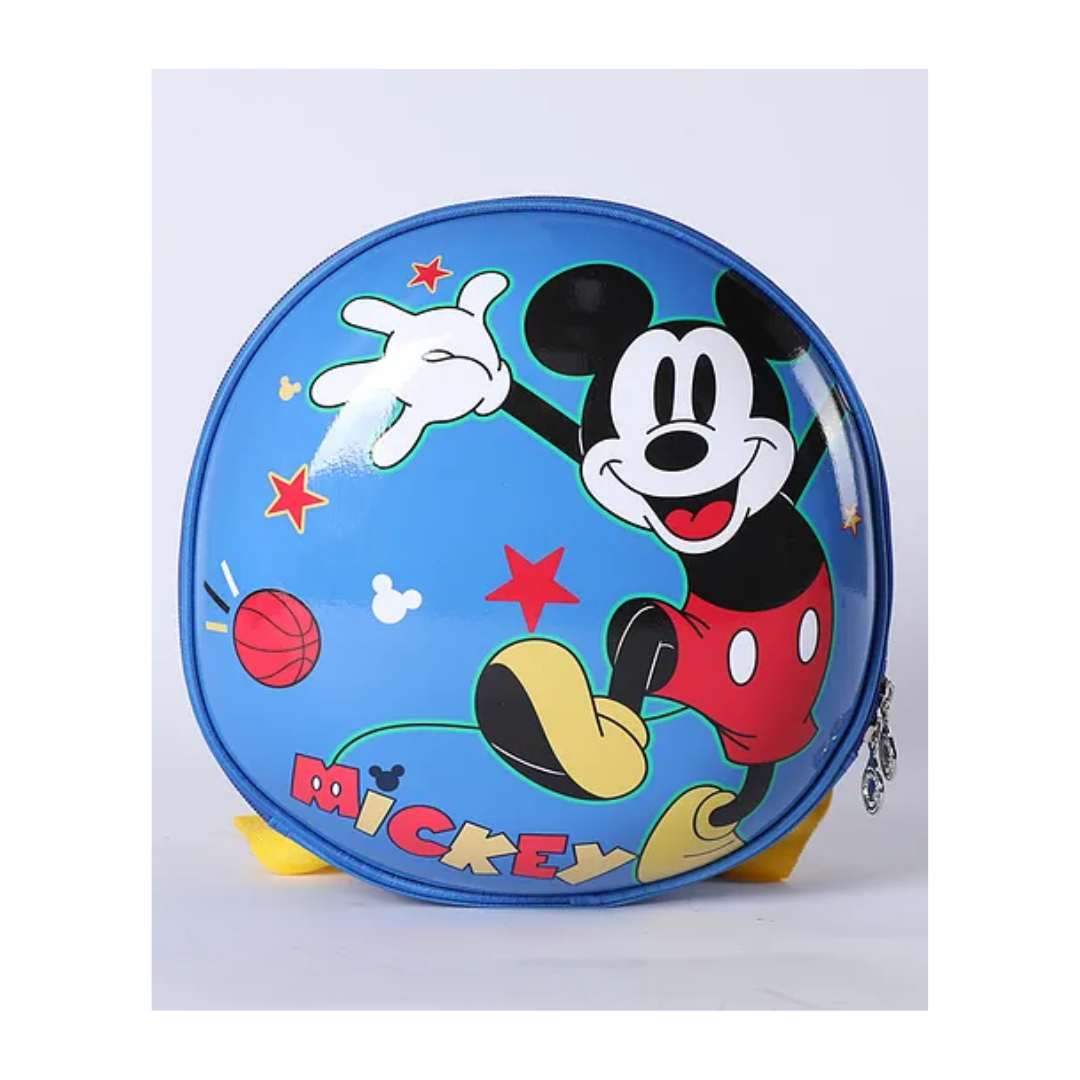 DISNEY MICKEY ROUND SHAPE HARDSHELL BAG - BLUE by Mesuca -Mesuca - India - www.superherotoystore.com