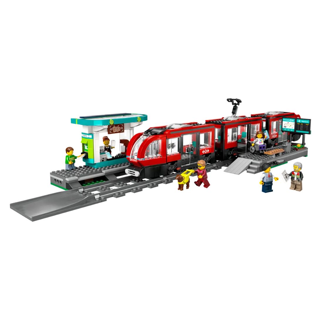 Downtown Streetcar And Station Lego City By Lego -Lego - India - www.superherotoystore.com