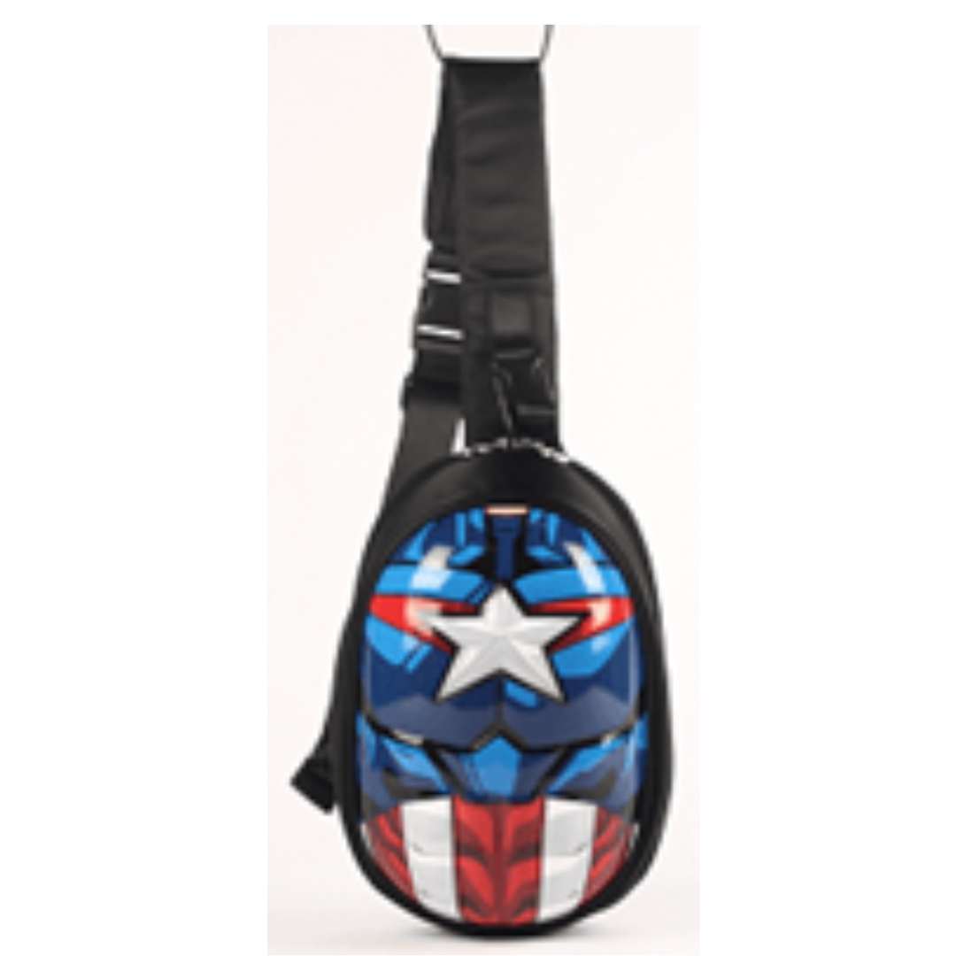 MARVEL CAPTAIN AMERICA HARDSHELL SLING BAG - BLUE by Mesuca -Mesuca - India - www.superherotoystore.com