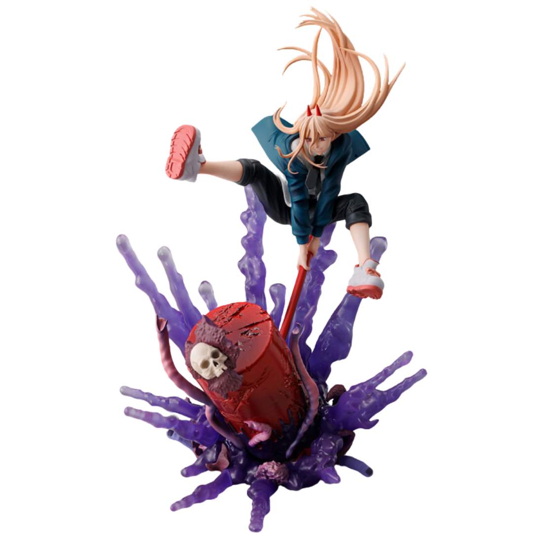 Chainsaw Man Power Figuarts ZERO Statue by Bandai -Tamashii Nations - India - www.superherotoystore.com