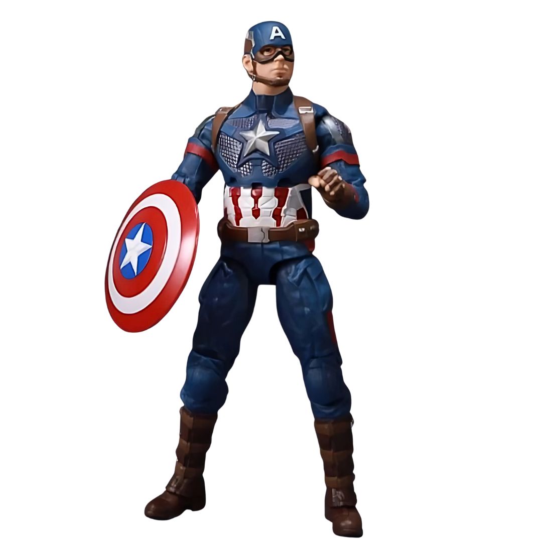 New Captain America With Plastic Holderaction Figure By Zd Toys