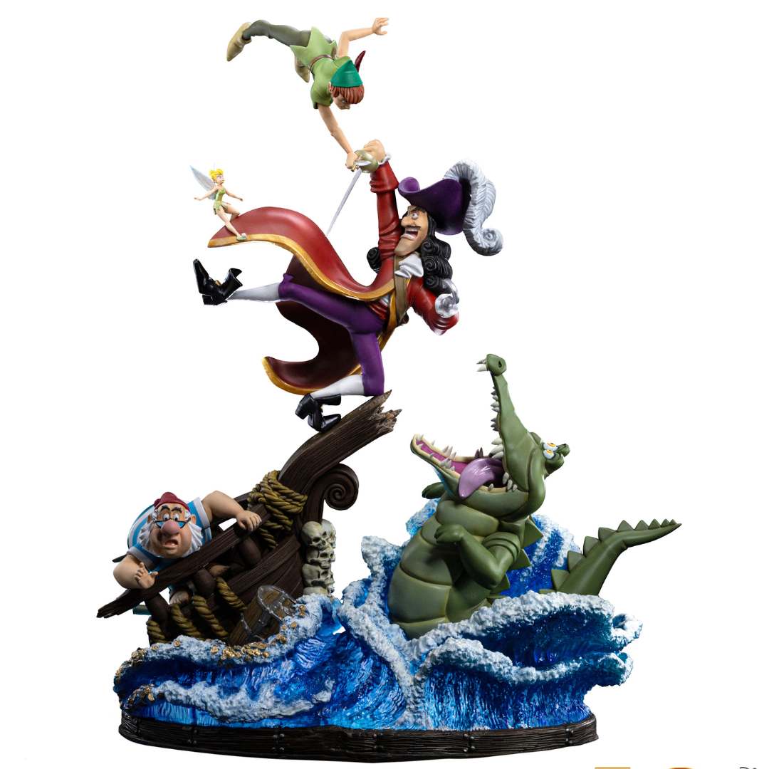 Disney Peter Pan Vs Hook Deluxe 1/10th Scale Statue by Iron Studios -Iron Studios - India - www.superherotoystore.com