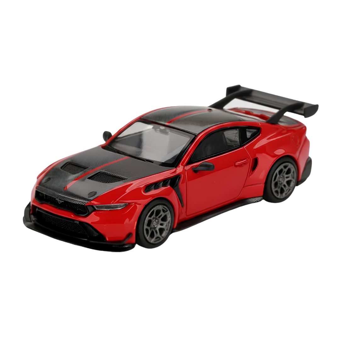 Ford Mustang Gtd Race Red 2025 - Scale 1/64 1:64 Scale Die-Cast Car By Mini Gt