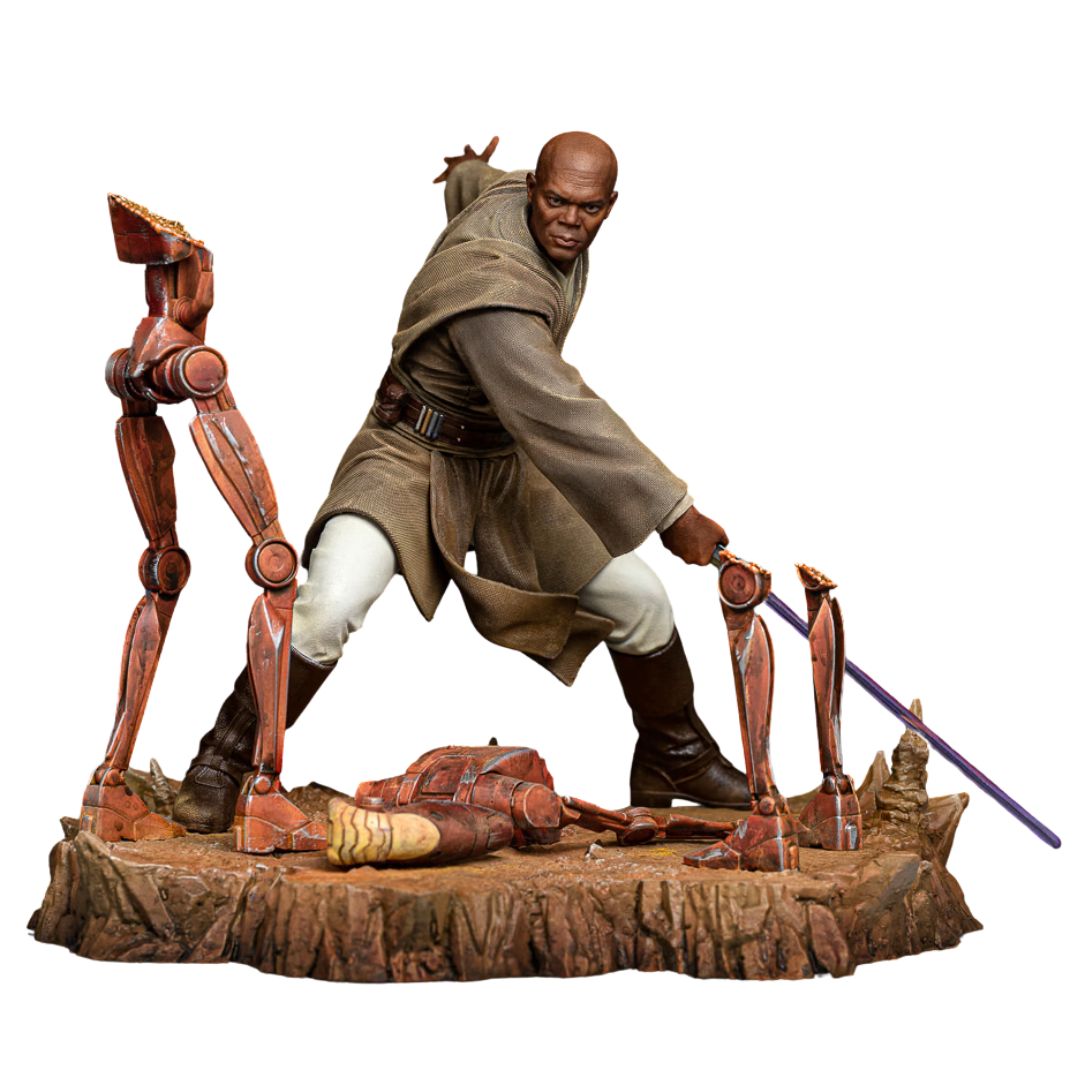 Star Wars Mace Windu Statue By Iron Studios -Iron Studios - India - www.superherotoystore.com