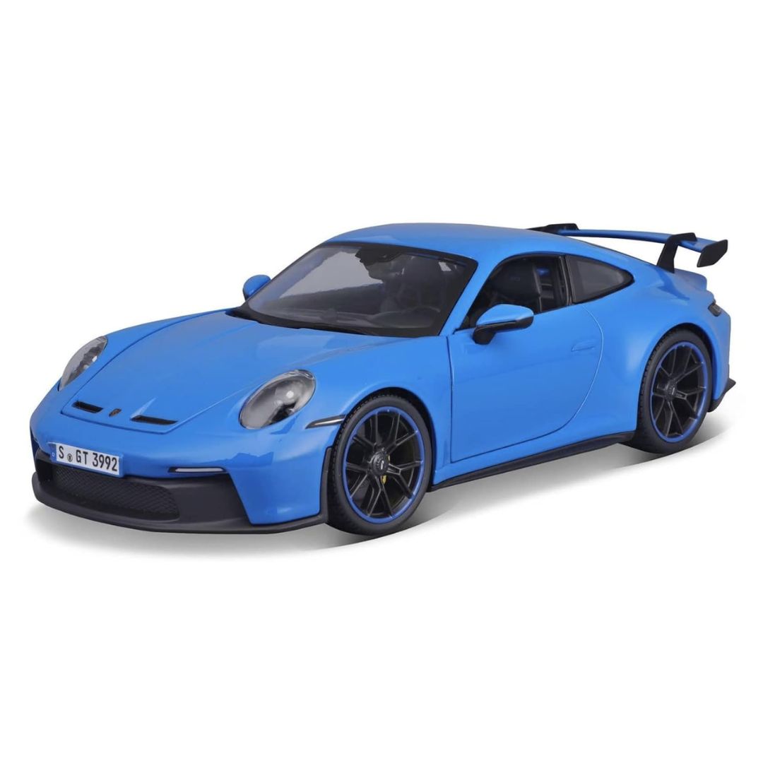Blue 2022 Porsche 911 GT3 1:18 Scale Die-Cast Car By Bburago