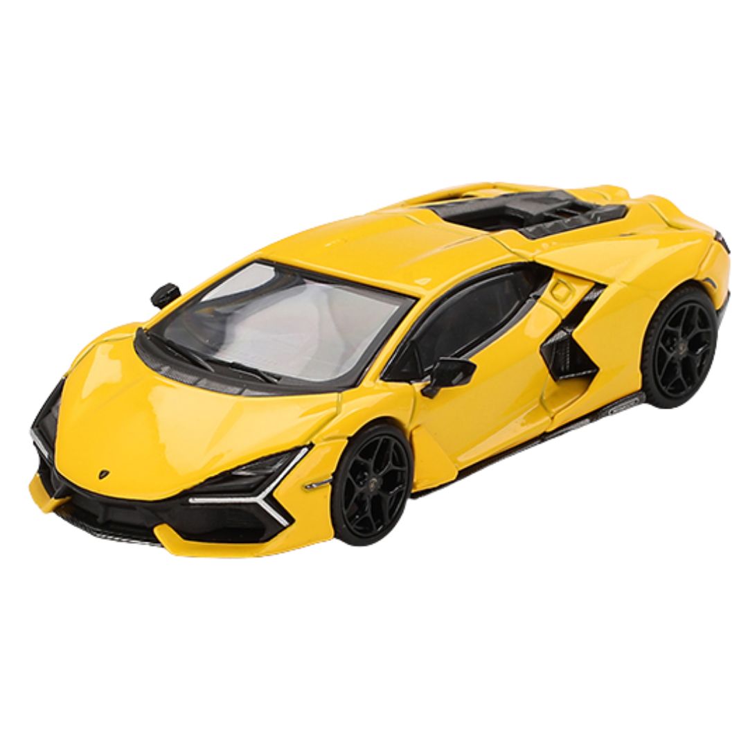 Giallo Lamborghini Revuelto 1:64 Scale Die-Cast Car By Mini GT