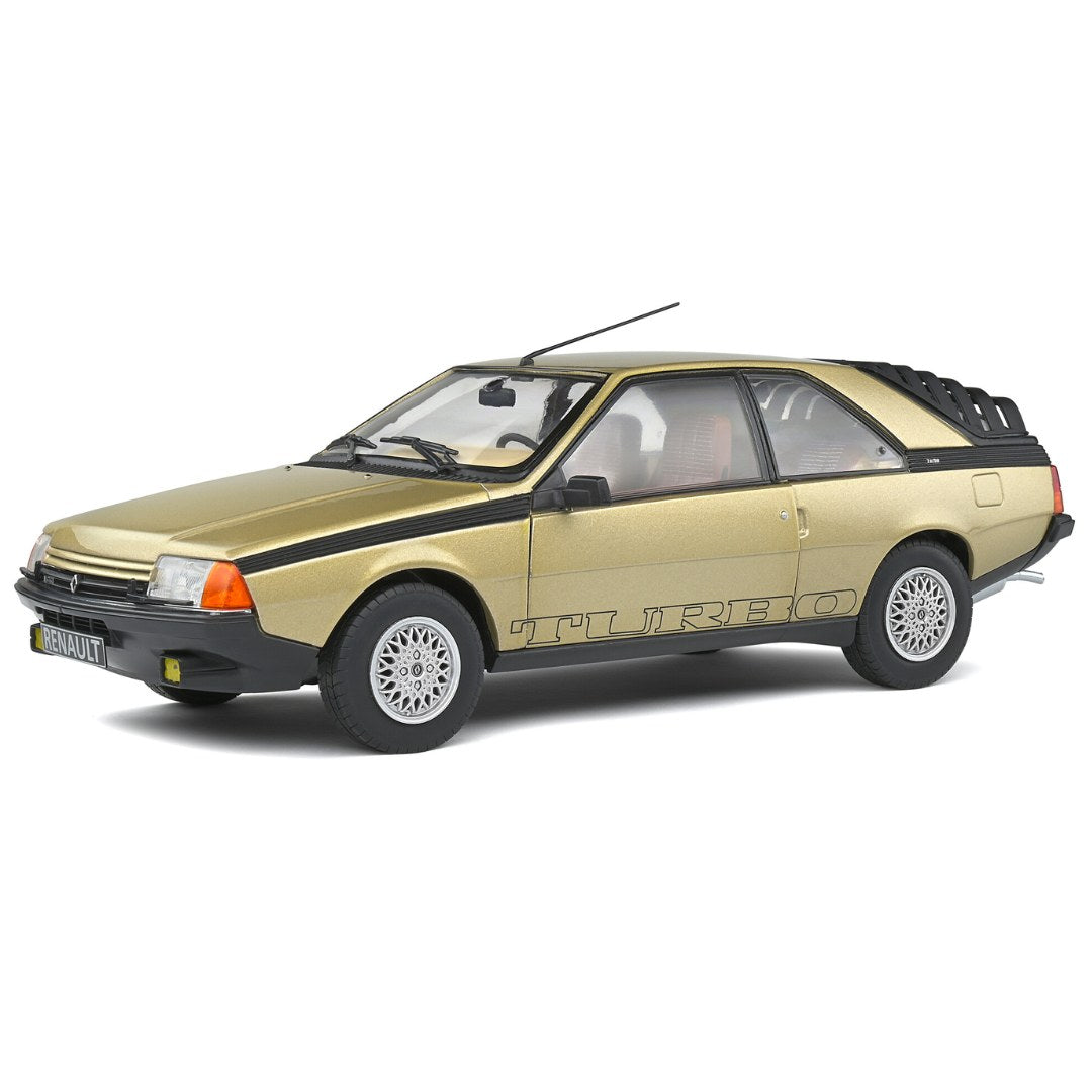 Light Brown RENAULT FUEGO TURBO SEPIA 1980 1:18 Scale die-cast car by Solido -Solido - India - www.superherotoystore.com