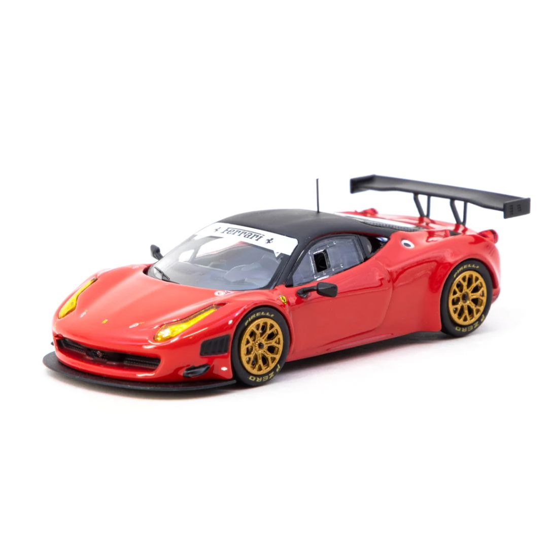 リバティーウォーク1/64サイズミニカー458（レッド）&GT-R(ゴールド) Ferrari 458 Italia Gt3 Red - Road64 X Ixo Models 1:64 Scaledie-Cast Ca