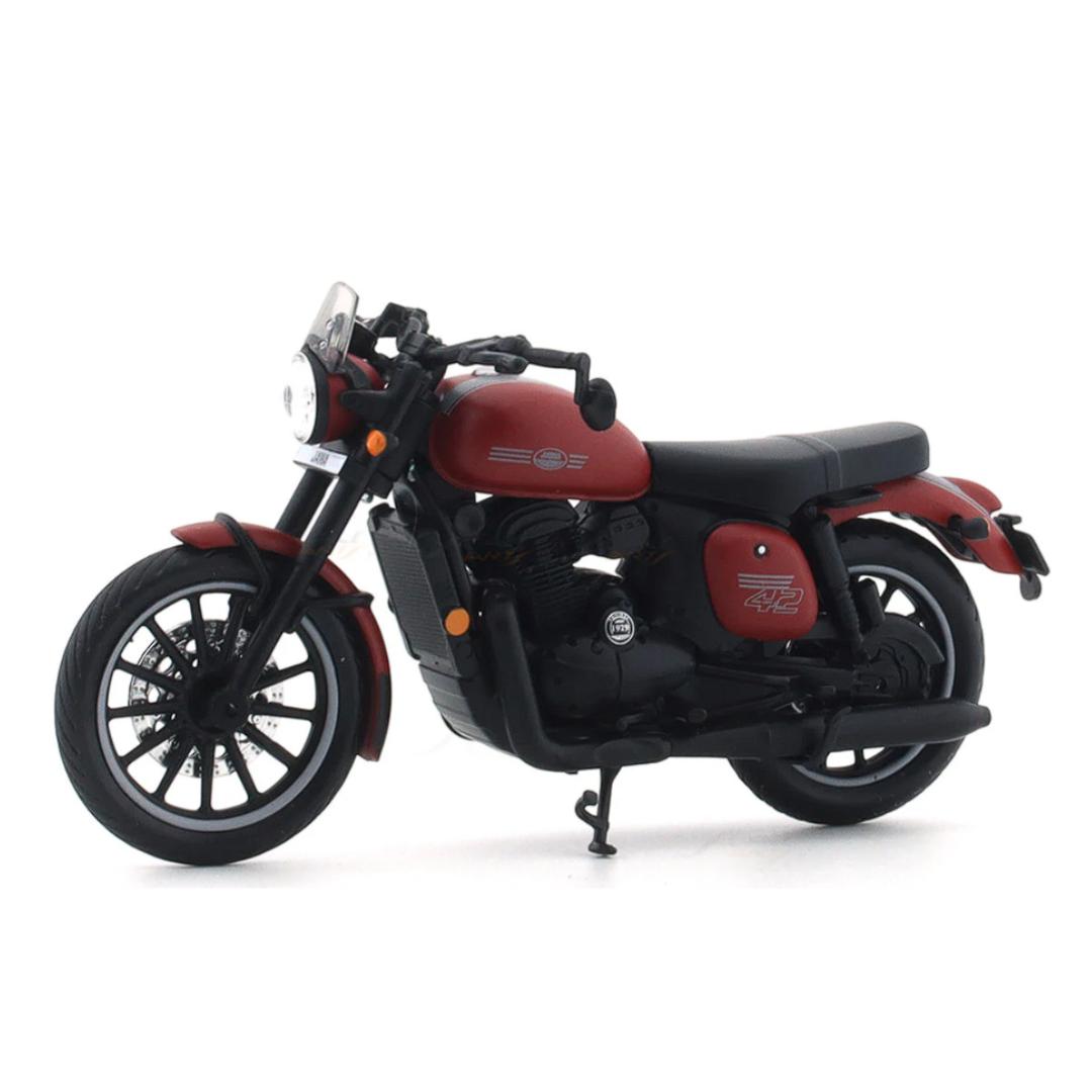 Jawa 42 Orion Red 1:18 Scale Die-Cast Bike by Maisto -Maisto - India - www.superherotoystore.com