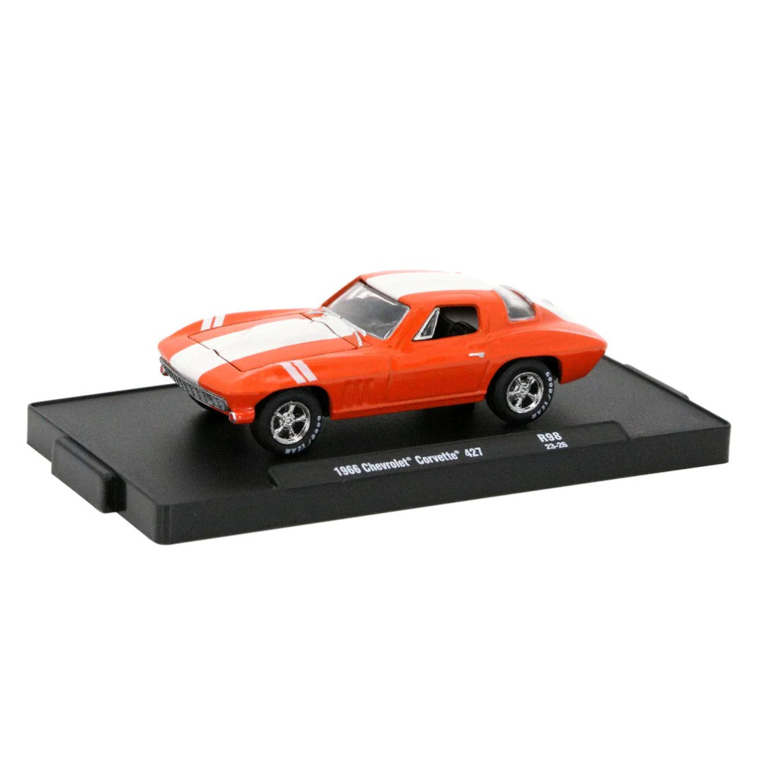 Orange 1:64 Scale 1966 Chevrolet Corvette Die-Cast Car by M2 Machines -M2 Machines - India - www.superherotoystore.com