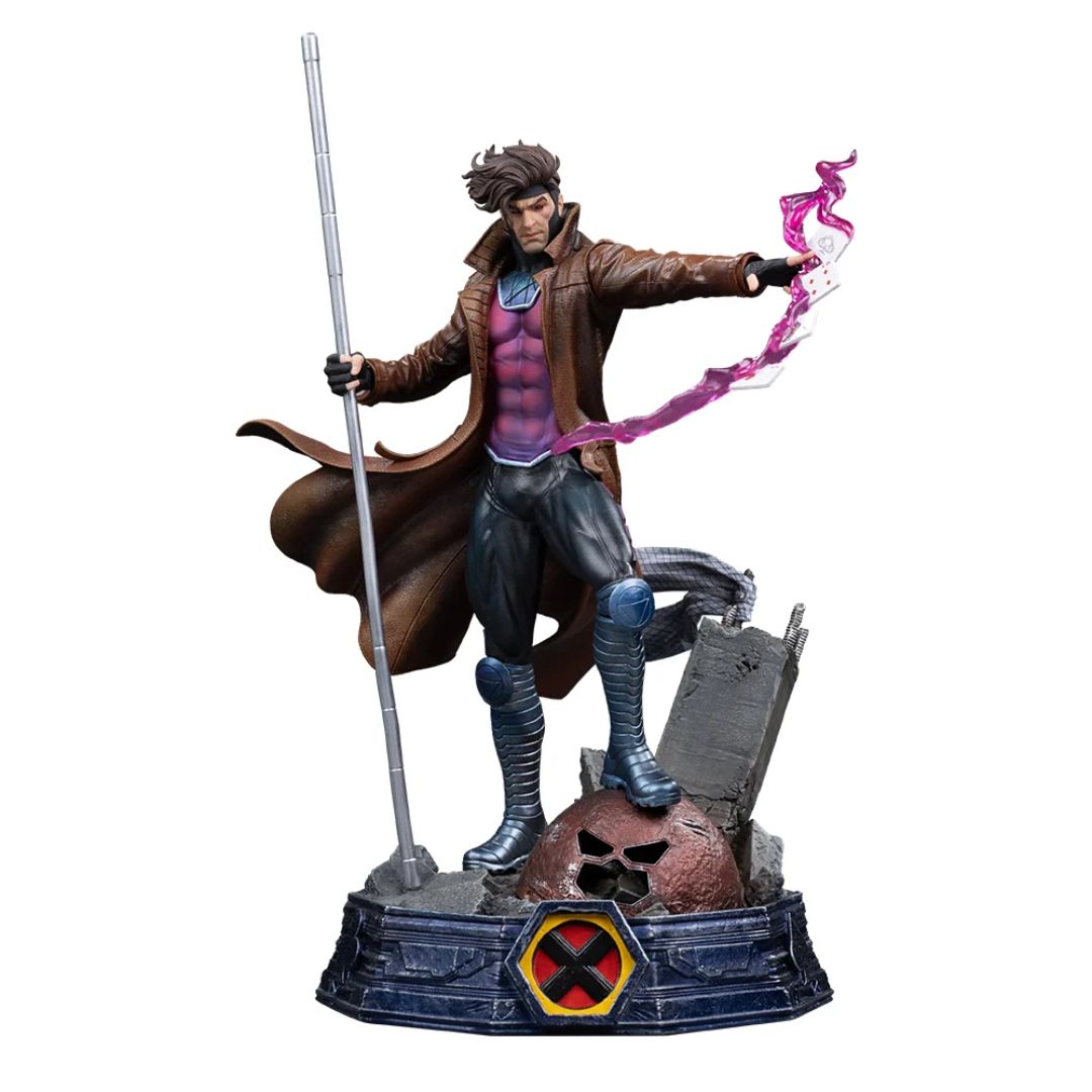 Gambit Unleashed - X-Men - Art Scale 1/10 Statue By Iron Studios