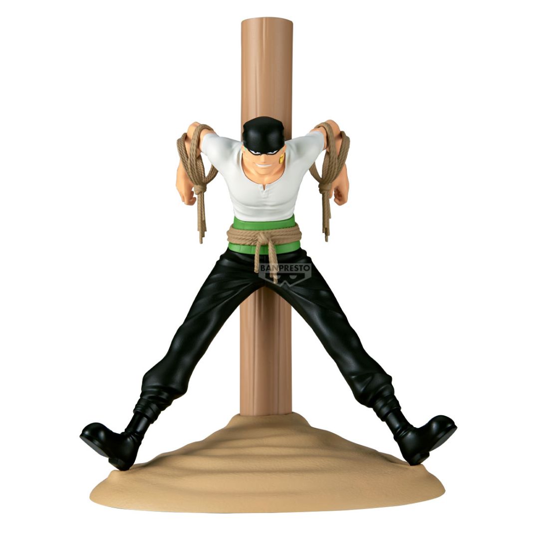 One Piece Fl Pirate Hunter Zoro Figure by Banpresto -Banpresto - India - www.superherotoystore.com