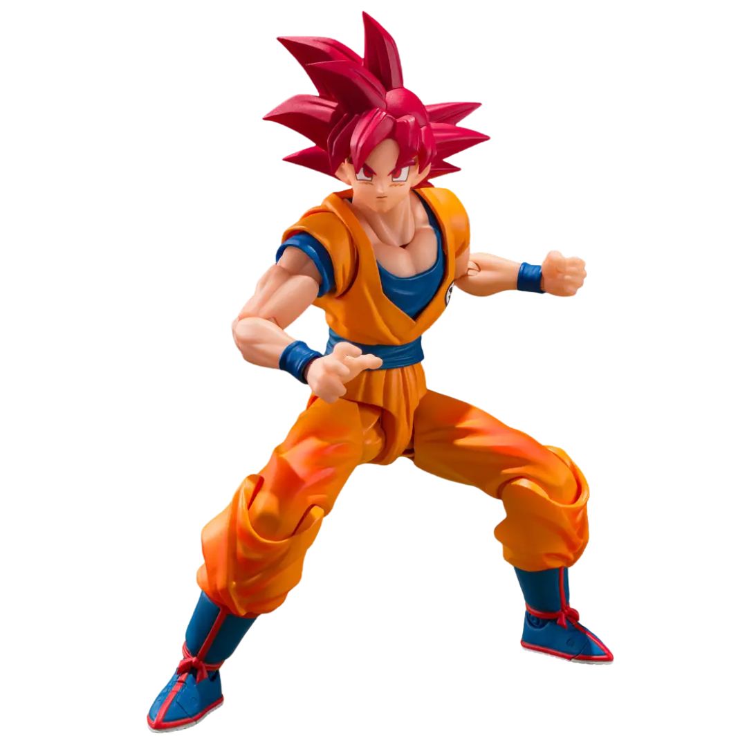 Dragon Ball Z Super Saiyan God Son Goku (God Aura) S.H.Figuarts By Tamashii Nations