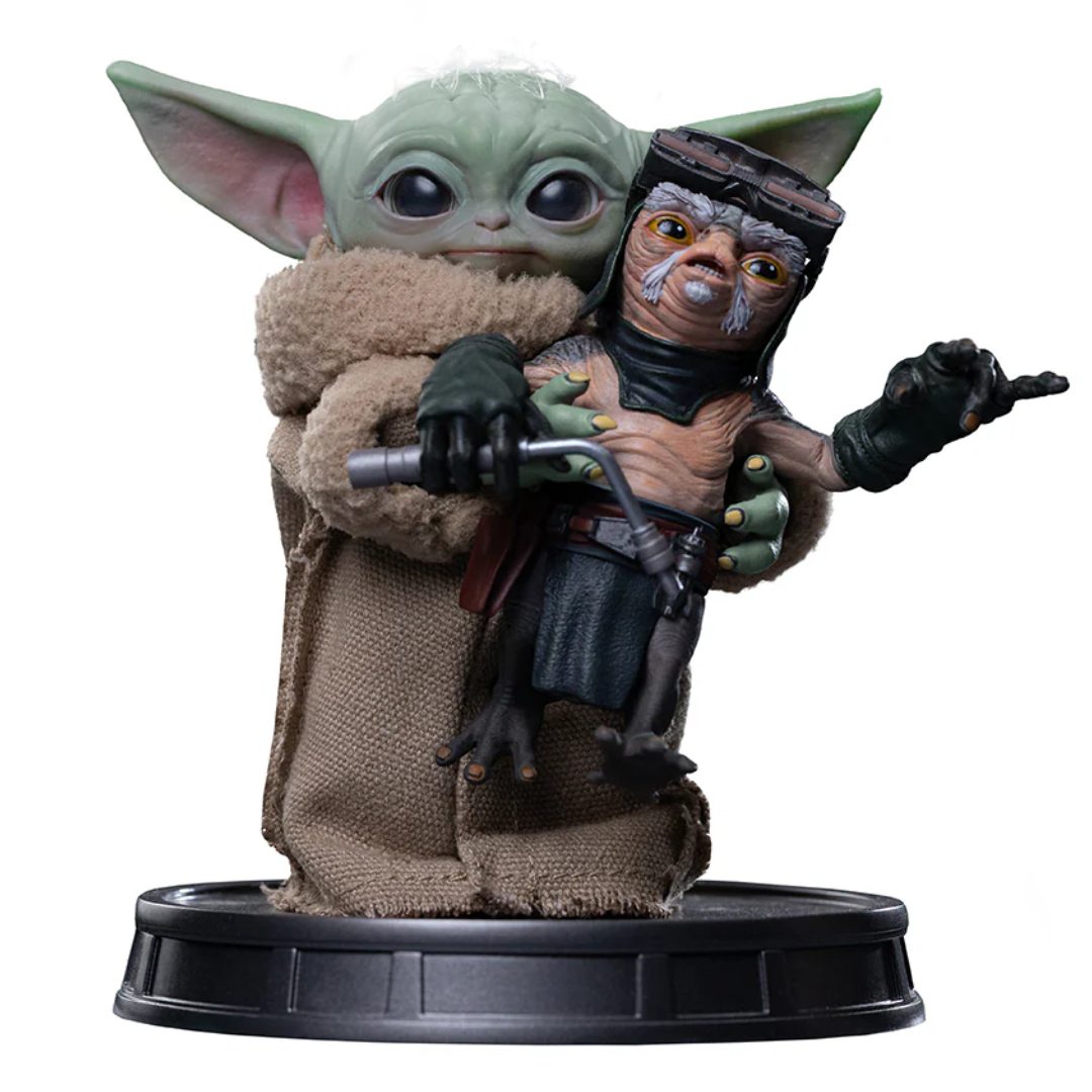 Mandalorian And Grogu Movie Grogu No Squeezy Statue By Iron Studios