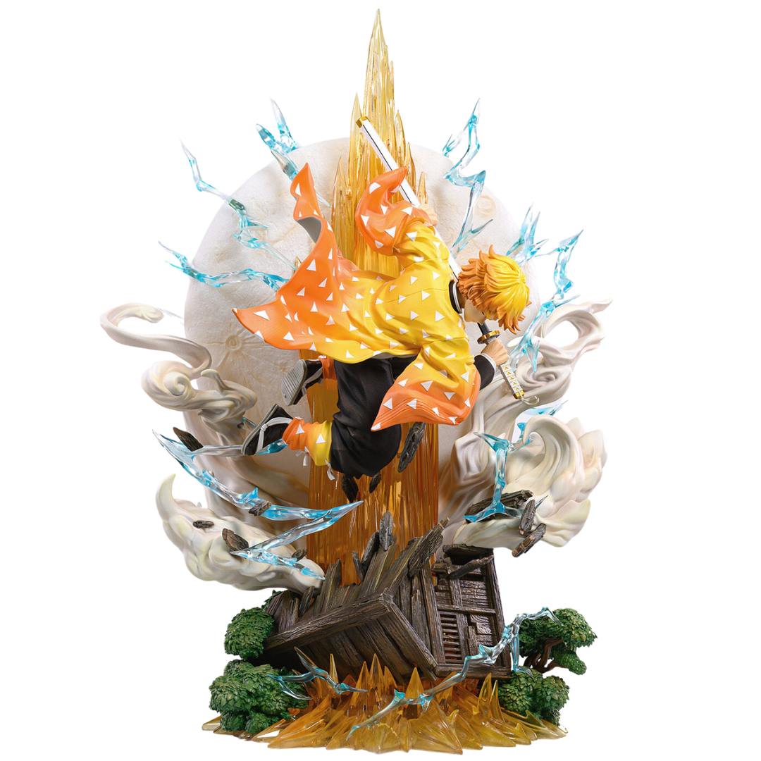 Zenitsu Agatsuma: Thunder Breathing First Form Thunderclap and Flash Statue By Sideshow -Sideshow Collectibles - India - www.superherotoystore.com
