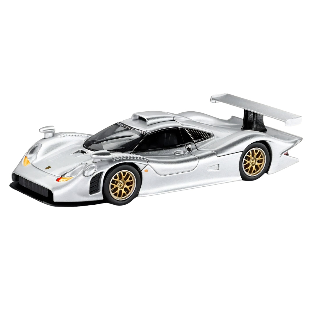 Porsche Diecast Emergency Services Gt1 1998 Silver 1:64 Diecast Model Car By Trends Hobby -Trends Hobby - India - www.superherotoystore.com
